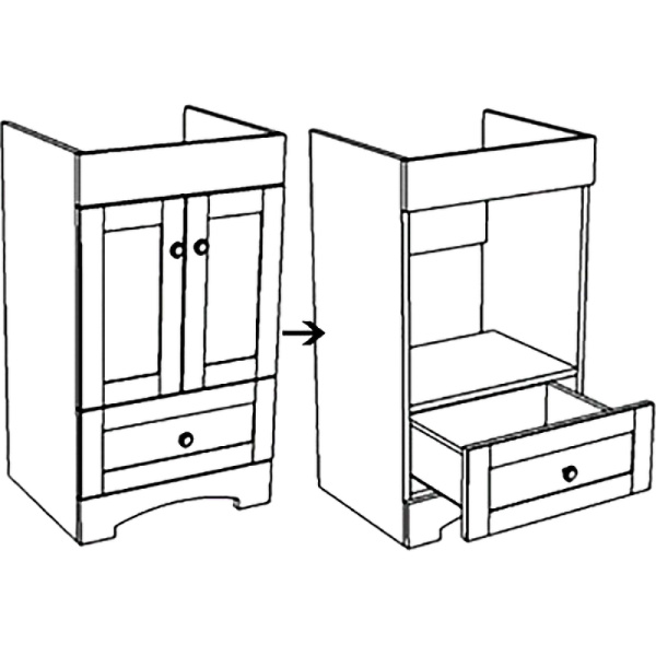 Тумба напольная Corozo Техас 50 SD-00000994