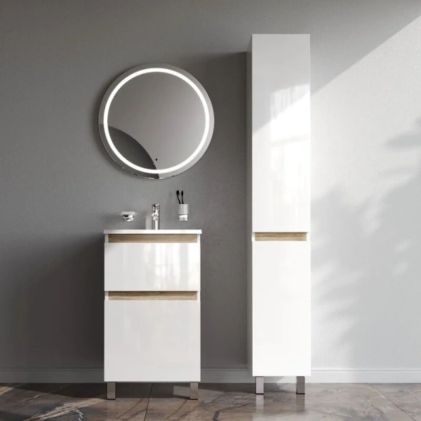 Тумба без раковины 60 см Am.Pm Sense M85AFSX06021WG белый глянец