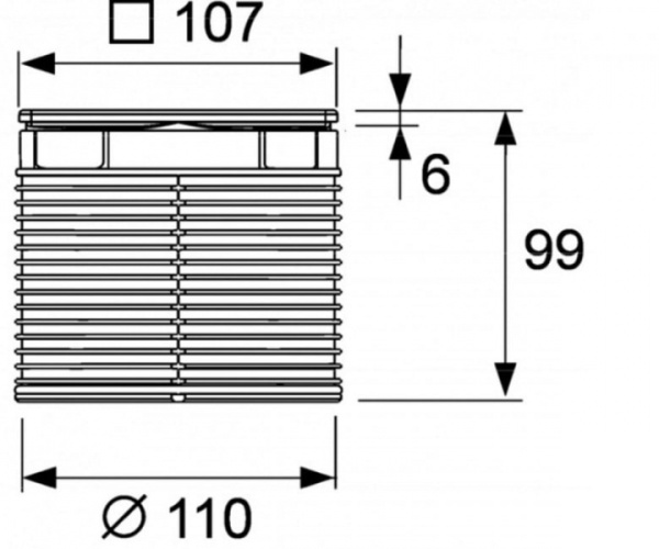 Решетка для трапа TECE 3660007