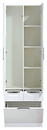 Пенал с бельевой корзиной Misty Орхидея 60 П-Жас05060-011К2Я