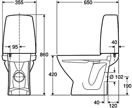 Унитаз IFO SIGN ART D686200002
