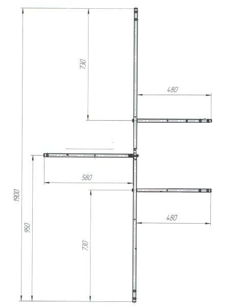 Рама разборная  1Marka Trapani 140 03тра1414