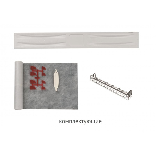 Душевой лоток Berges Wasserhaus Super Slim 600 (в стену) 095152 черный матовый