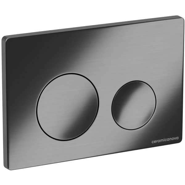 Клавиша смыва Ceramicanova Balance Circle CN12-001GG вороненая сталь
