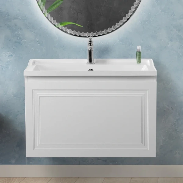 Тумба под раковину Cezares GIUBILEO-N-80-1C-SO-BL Bianco Lucido