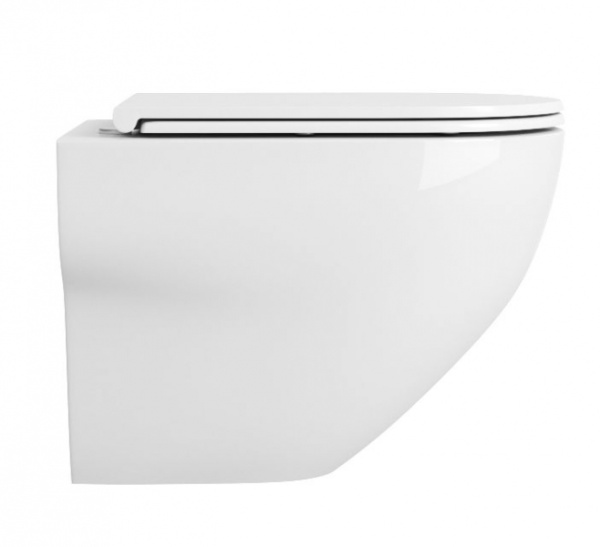 Унитаз подвесной безободковый OWL Wave Cirkel-H с сиденьем DP микролифт OWLT190801