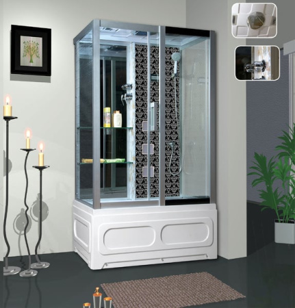Душевая кабина асимметричная Niagara Lux 7716B L/R
