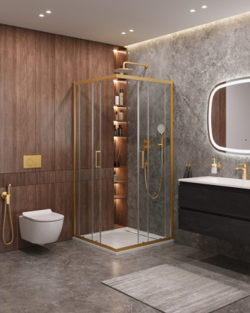 Душевой уголок (90х90) CEZARES MOLVENO MOLVENO-A-2-90-C-BORO-IV