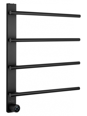 Полотенцесушитель электрический WONZON & WOGHAND NÜRNBERG, черный матовый WW-AL344-MB
