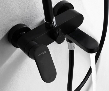 Душевая система с изливом WasserKRAFT  Elbe A17401