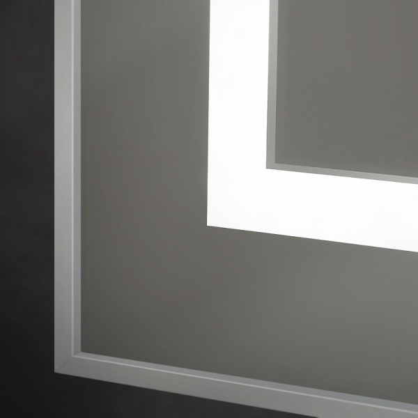 Зеркало (70х80) BelBagno Kraft SPC-KRAFT-700-800-SENS-AL с подсветкой