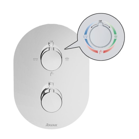 Смеситель для ванны Ravak Chrome CR 067.00 X070075