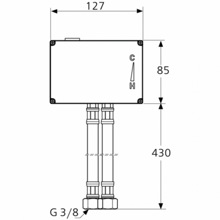 Термостат для пре-смешивания воды Ideal Standard BUILT-IN, A3813NU