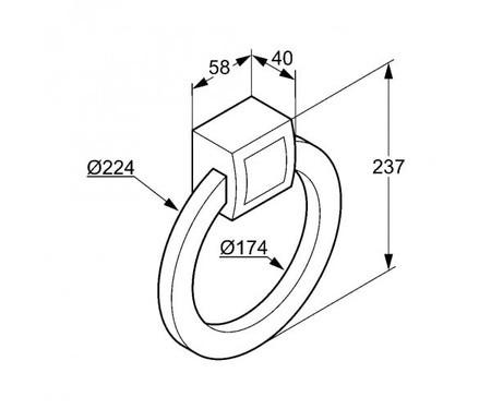Полотенцедержатель KLUDI JOOP 5597805