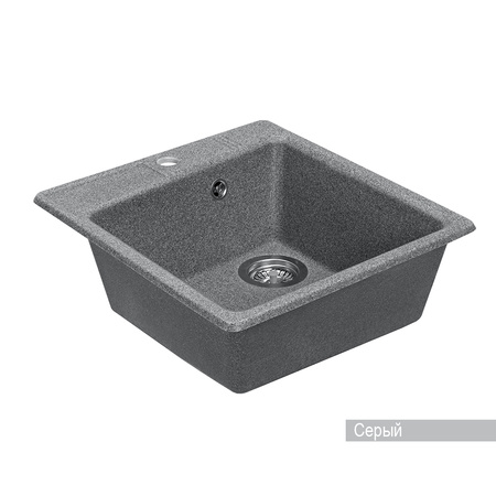 Кухонная мойка Aquaton Парма 1A713032PM230 серый
