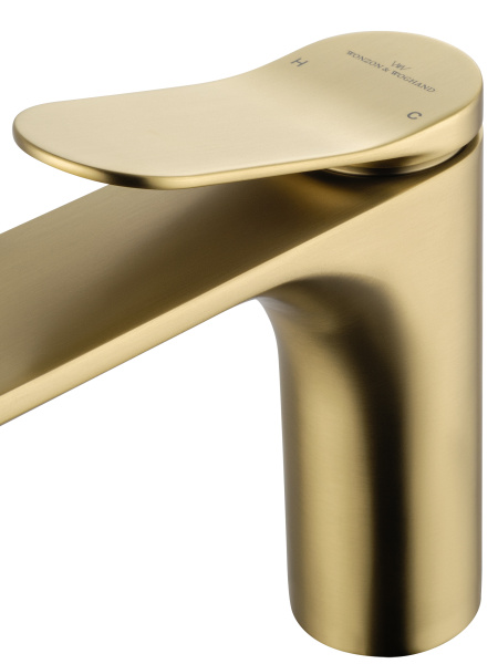 Смеситель для раковины WONZON & WOGHAND, брашированное золото WW-A40482-BG Смеситель для раковины WONZON & WOGHAND, брашированное золото WW-A40482-BG