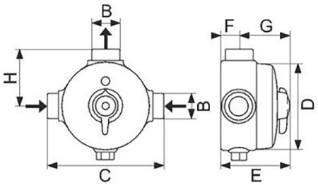 Термостат Ideal Standard THERMERAM, H8552NU