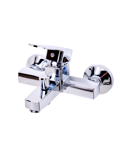 Смеситель для ванны однорычажный полимерный OneLife P06-100cr хром