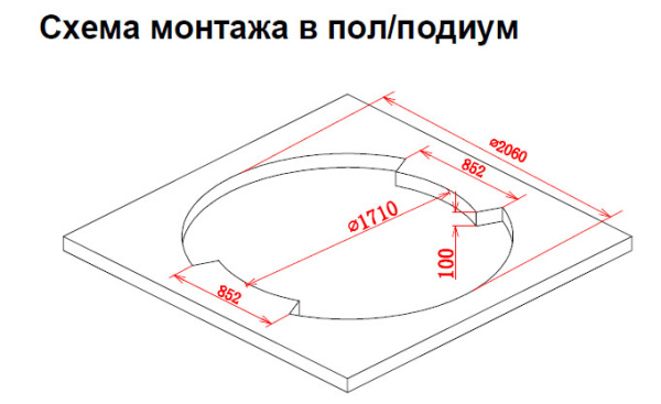 Акриловая ванна (210х210) Gemy G9060 B с гидромассажем, универсальная Акриловая ванна (210х210) Gemy G9060 B с гидромассажем, универсальная