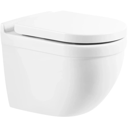 Унитаз подвесной безободковый BelBagno SENSO-R BB017CH-TOR с сиденьем микролифт