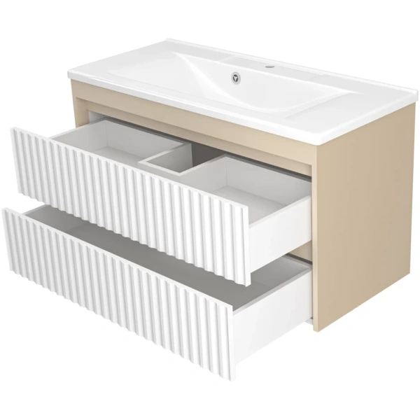 Тумба с раковиной Brevita Balaton 100 УТ000023726