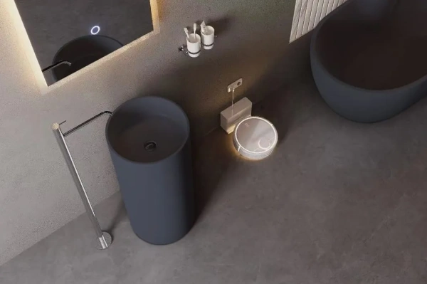 Раковина напольная (45х45) SantiLine SL-4014MG