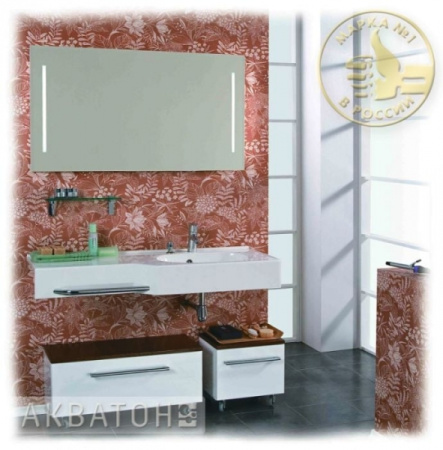 Мебель для ванной Акватон Отель 127 белый глянец