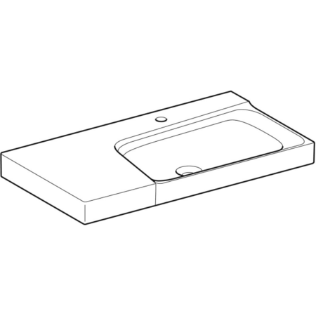 Раковина Geberit Xeno2 с полкой 90x48 500.535.01.1