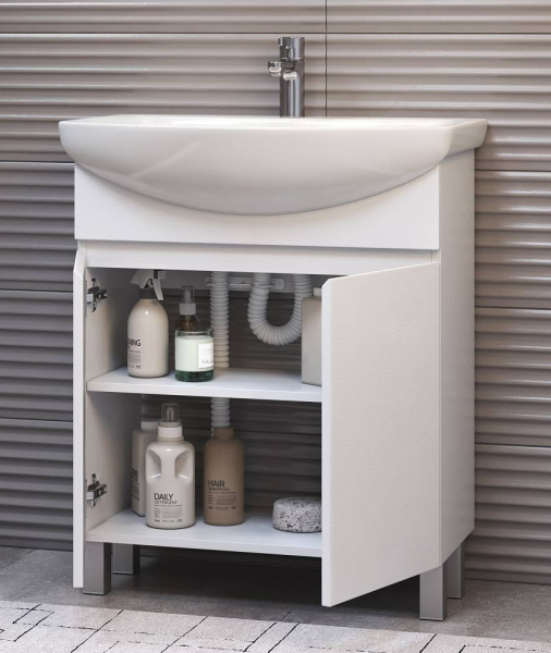 Тумба под раковину напольная VIGO Wing 60 tn.WIN.BAL.60.2D белый