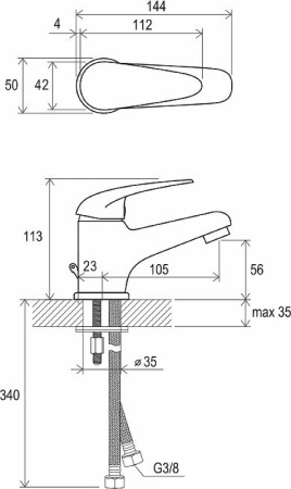 Комплект смесителей Ravak Suzan Set SN 70508019