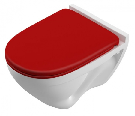 Подвесной унитаз Sanita Luxe Attica Red ATCSLWH0111