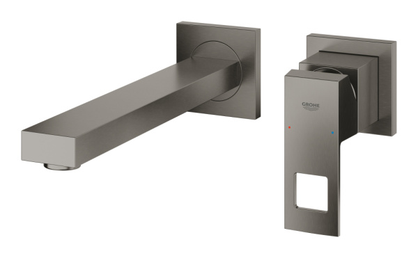 Смеситель для раковины встраиваемый Grohe Eurocube 23447 AL0 (23447AL0) темный графит матовый