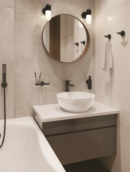 Раковина накладная (40х40) Sanita Luxe ART SLIM ART40SLWB01S