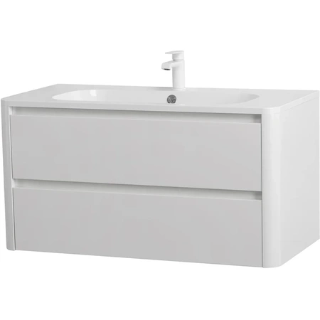 Тумба под раковину Cezares RELAX-1000-2C-SO-BL Bianco Lucido