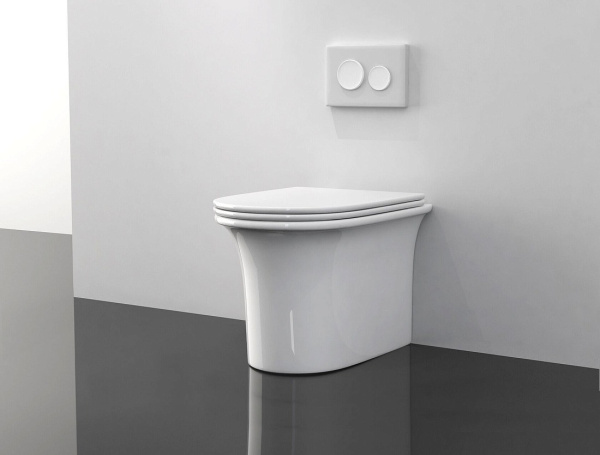 Унитаз приставной безободковый Arrow AB2191H без сиденья