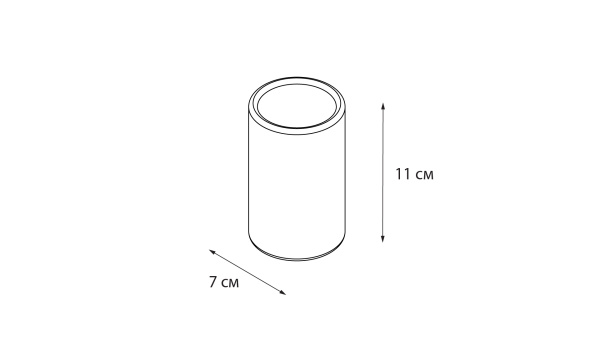 Стакан для зубных щеток Fixsen Tropic FX-0882E-3
