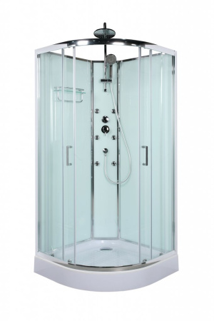 Душевая кабина (80х80) BelBagno UNO-CAB-R-2-80-P-Cr