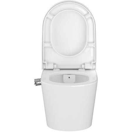 Подвесной безободковый унитаз c функцией биде Vitra Nest 5176B003-6233
