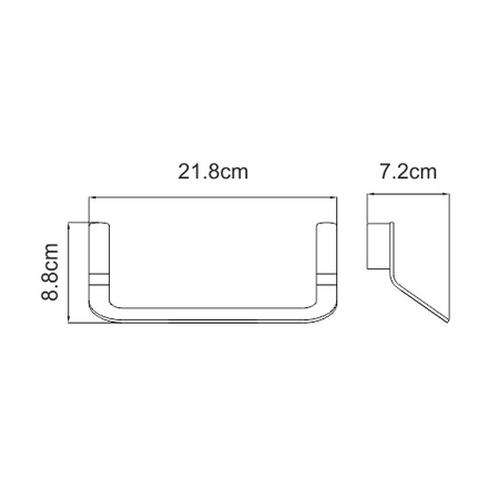 Держатель полотенец WasserKRAFT Sauer K-7960
