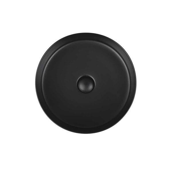 Раковина накладная (40,5х40,5) Vincea VBS-316MB черный матовый