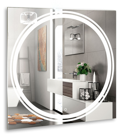 Зеркало (77х77) Silver Mirrors  Eclipse LED-00002529
