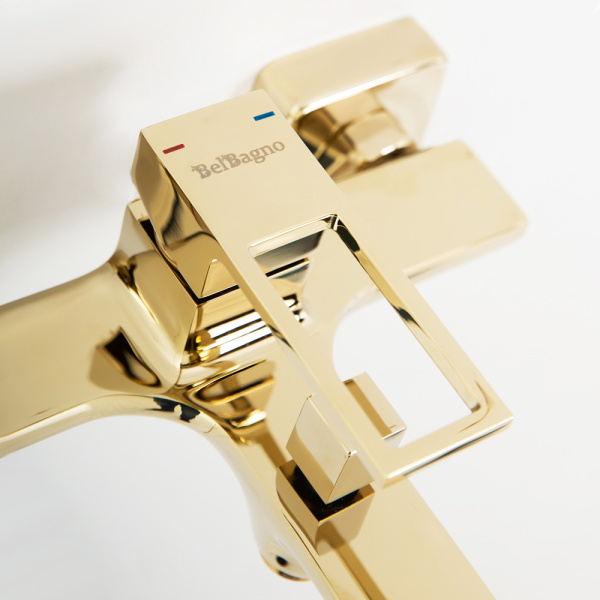 Смеситель для ванны  BelBagno LUCE LUC-VAS-ORO Смеситель для ванны  BelBagno LUCE LUC-VAS-ORO