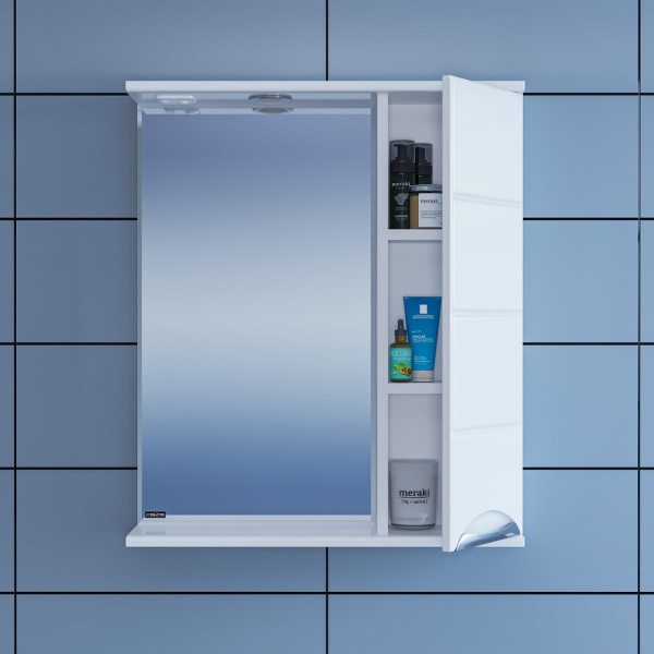 Зеркальный шкаф (60х73)  СаНта Родос 60 106016