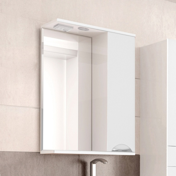 Зеркало-шкаф Style Line Жасмин 60 (60x83) ЛС-00000040 белый