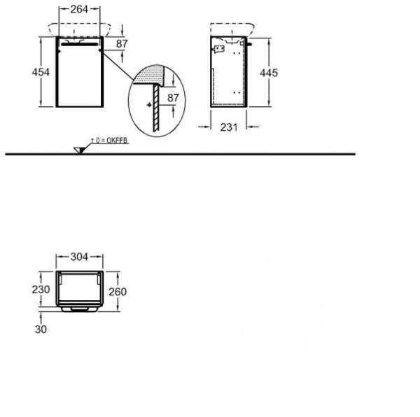 Тумба под раковину Keramag IT! 819040000