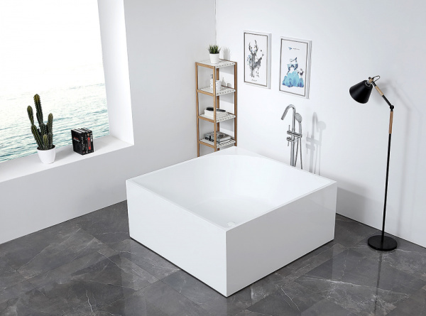 Акриловая ванна (140х140) ABBER AB9337 без гидромассажа, белый Акриловая ванна (140х140) ABBER AB9337 без гидромассажа, белый