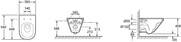 Унитаз с инсталляцией Jacob Delafon Modern Life E21774RU-00