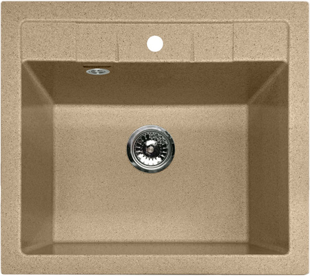 Кухонная мойка GranFest Quadro 561, Q-561 песочный