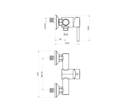 Cмеситель для душа Koller Pool Orion OR0450