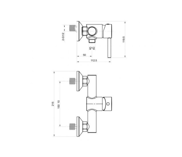 Cмеситель для душа Koller Pool Orion OR0450